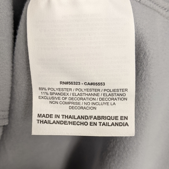 Nike Dri Fit Silver Grey Half Zip Running Jacket - Picture 9 of 10